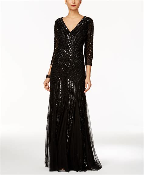 black long dress macys